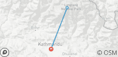  Langtang Valley Helicopter tour - 3 destinations 