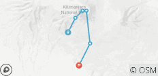  Besteigung des Kilimandscharo über die Umbwe-Route 6 Tage Tansania (alle Unterkünfte und Transporte sind inklusive) - 6 Destinationen 