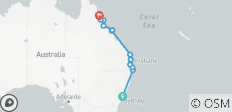  Oz East Coast Adventure - 12 destinations 