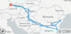  Helemaal naar de Roemeense Donau Delta - 18 bestemmingen 