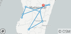  Avonturenreis - het beste van Madagaskar - comfort - 12 dagen, 11 nachten - 10 bestemmingen 