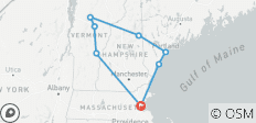  Colors of New England featuring Portland, Maine (Boston, MA to Portland, ME) (Standard) (8 destinations) - 8 destinations 