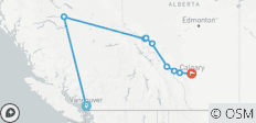  Canadian Rockies by Train (Vancouver, BC to Calgary, AB) (Standard) (9 destinations) - 9 destinations 