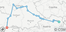  Grand Central Europe (2023) (Wenen naar Basel, 2023) - 18 bestemmingen 