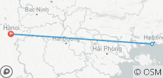  Hanoi - Halong Bay - Lan Ha Bay 2 days 1 night on Cruise - 3 destinations 