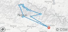  Annapurna Round Trek 10 Days - 18 destinations 