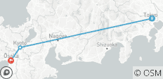  Unabhängige Stadtaufenthalte in Tokio, Kyoto &amp; Osaka - 3 Destinationen 