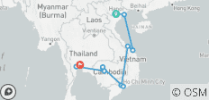  Verlockendes Vietnam &amp; die Tempel von Angkor mit Bangkok - 11 Destinationen 