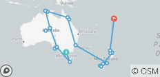  L\'ultime Pacifique Sud avec le légendaire train Ghan et les îles Fidji - 26 destinations 