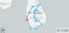  Solo Tour in Sri Lanka - 16 destinations 