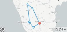  Kultur, Erbe und Architektur Rundreise durch Karnataka - 9 Destinationen 