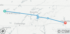  Vacances à Nashville et dans les Smoky Mountains avec Gatlinburg et Asheville (de Nashville, TN à Asheville, NC) - 7 destinations 