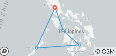  Huwelijksreis op de Filippijnen - een rondreis op maat met privégids - vertrekt dagelijks - 5 bestemmingen 