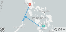  Eilandhoppen op de Filippijnen - een rondreis op maat met privégids - vertrekt dagelijks - 5 bestemmingen 