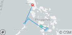  Circuit personnalisé dans les îles des Philippines, hôtels de luxe 4 étoiles (circuit privé) - 6 destinations 
