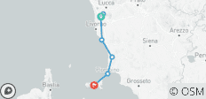  Toskanische Küste - Auf den Spuren der Etrusker von Pisa nach Elba (8 Tage) - 7 Destinationen 