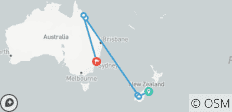  Zuid-Pacifische wonderen (Christchurch naar Sydney) (Standaard) - 8 bestemmingen 