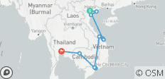  Lebendiges Vietnam mit Siem Reap &amp; Bangkok - 12 Destinationen 