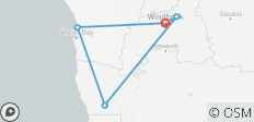  Aventure sur mesure dans le désert rouge de Namibie, départ quotidien et voiture privée - 5 destinations 