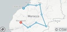  9 Days Tailor-Made Best Morocco Tour, Daily Start &amp; Private Trip - 10 destinations 