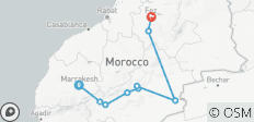  Excursion privée sur mesure dans le désert du Maroc, départ quotidien - 3 jours - 9 destinations 