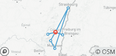  Sternfahrt Colmar 5 Tage (5 Tage) - 9 Destinationen 