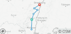  Doppel Sternfahrt Colmar - Osthouse (8 Tage) - 7 Destinationen 