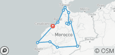  Voyage privé sur mesure au Maroc, départ quotidien - 16 jours - 13 destinations 