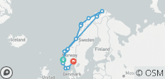 Der Nordkap-Express - Volle Fahrt - 14 Destinationen 