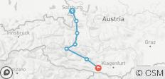  Alpe-Adria Cycle Route I for Families From Salzburg to Villach - 7 destinations 