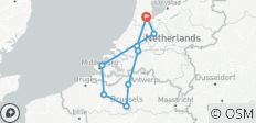  Das Beste aus Holland &amp; Belgien 2024 - 9 Destinationen 