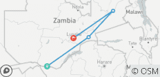  Sambias Nationalparks - 4 Destinationen 