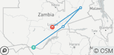  El mejor circuito a Zambia hecho a la medida con salida diaria, circuito privado - 4 destinos 