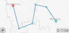  Main: Bummeltour von Würzburg nach Aschaffenburg (7 Tage) - 6 Destinationen 