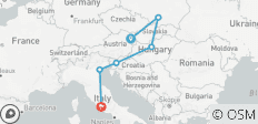  Ruta de Viena a Roma - verano - 9 días - 6 destinos 