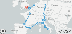  European Quest (Standard, Summer ( From Mar \'27), Start London, Classic) - 29 destinations 