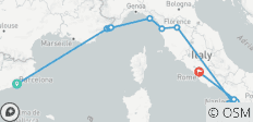  Barcelona to Rome Quest (Standard, Summer ( Jusqu\'à Mar \'27), Classic) - 13 destinations 