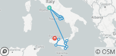  Quer durch Italien und Sizilien (13 Tage) - 14 Destinationen 