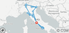  Eenvoudig Italië (zomer, 15 dagen) - 20 bestemmingen 