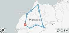  Aventure marocaine - été, 10 jours - 10 destinations 