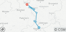  Weser: Het Kort van Hann. Münden tot Minden (5 dagen) - 8 bestemmingen 