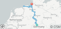  Weser Cycle Route: Hann. Münden - Cuxhaven (12 days) - 16 destinations 