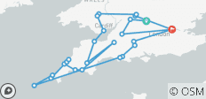  Les routes de campagne du Pays de Galles, du Devon et des Cornouailles (en petit groupe, 11 jours) (from Oxford to Londres) - 25 destinations 