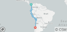  Bedwelmende westkust van Zuid-Amerika - 10 bestemmingen 