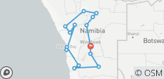  Roundtrip - Namibia (Incl. Flight) - 15 destinations 