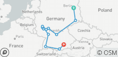  Das Beste aus Deutschland (Kleine Gruppen, 12 Tage) - 13 Destinationen 
