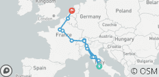  De smaak van Europa voor kunstliefhebbers (14 dagen) - 14 bestemmingen 