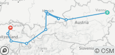  Les routes de campagne de Bavière, de Suisse et d\'Autriche - petits groupes, 10 jours - 10 destinations 