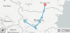  Bulgarien und Rumänien 5 Tage - 10 Destinationen 
