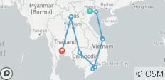  Königreiche in Südostasien: Vietnam, Kambodscha, Laos und Thailand (von Hanoi bis Bangkok) - 12 Destinationen 